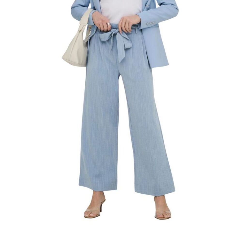 Only Blue Viscose Casual Women's Pants